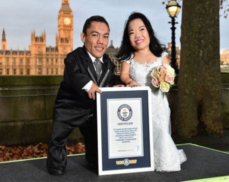 World’s shortest married couple gets Guinness verification